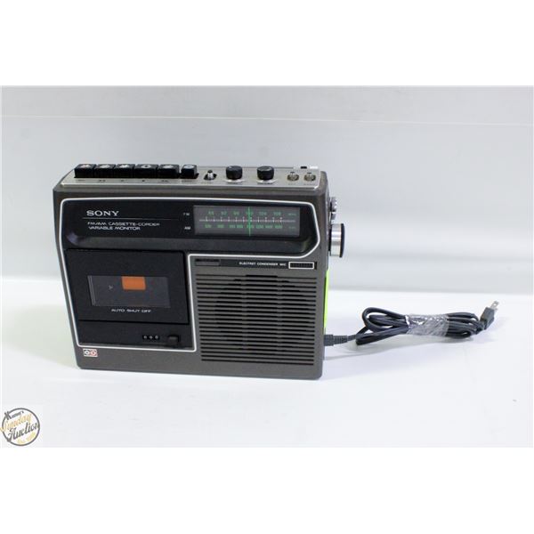 1980S SONY AM/FM CASSETTE STEREO