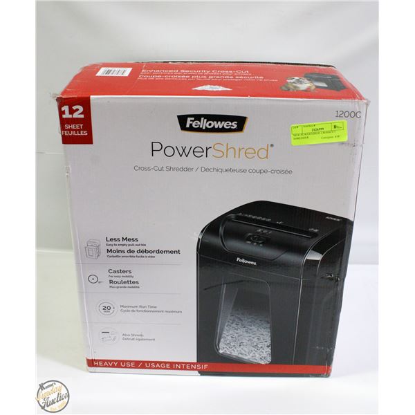 NEW POWERSHRED CROSSCUT SHREDDER