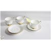 Image 1 : 3 SETS ROYAL ALBERT VAL D'OR CUP/SAUCER SET
