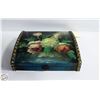 Image 1 : DECORATED HANDPAINTED LACQUER JEWELRY BOX