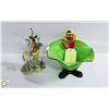 Image 1 : MURANO STYLE CLOWN GLASS CANDY DISH &