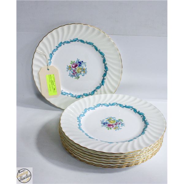 8 MINTON "ARDMORE" 10 1/2" DINNER PLATES