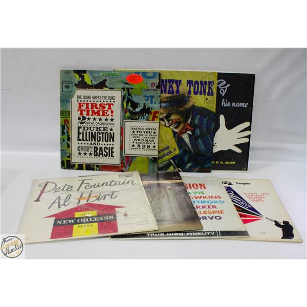 7 EARLY 60'S JASS RECORDS