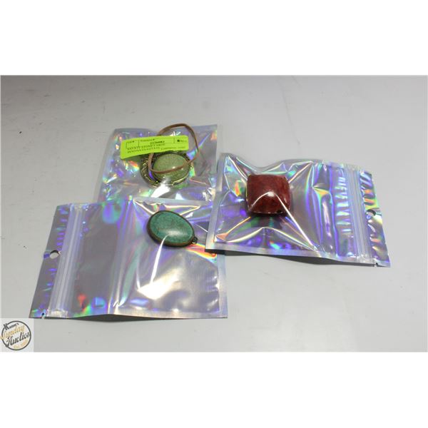 ESTATE STONE LARGE PENDANTS-ESTATE