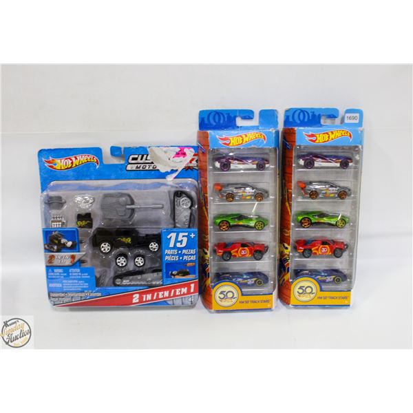 SEALED 2 PACK'S OF 5 HOTWHEELS