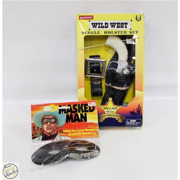 DIECAST WILD WEST GUN/HOLSTER SET WITH