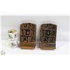 Image 1 : PAIR OF VINTAGE METAL MID CENTURY BOOK ENDS