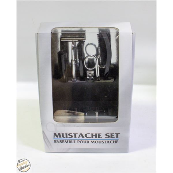 NEW MUSTACHE CARE / TRIMMING SET