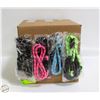 Image 1 : 30 NEW VARIOUS COLOURED NYLON ROPE LEASHES