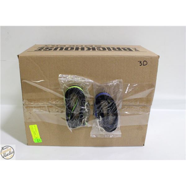 30 NEW NYLON REFLECTIVE DOG LEASHES BLUE