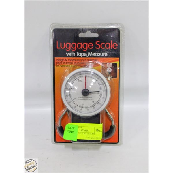 SEALED LUGGAGE SCALE WITH TAPE MEASURE
