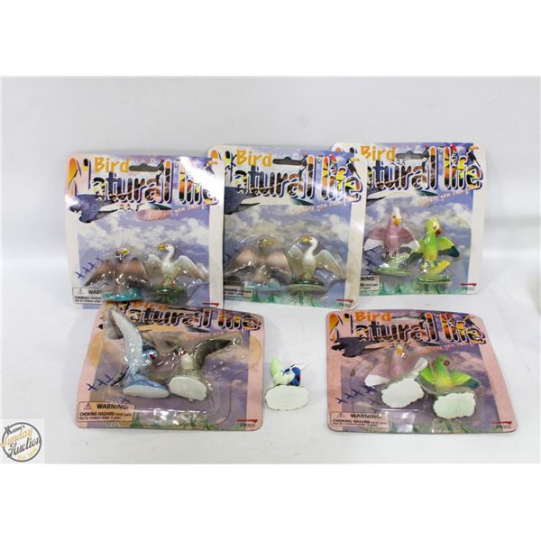 1995 NEW-RAY NATURAL LIFE BIRDS ASSORTED