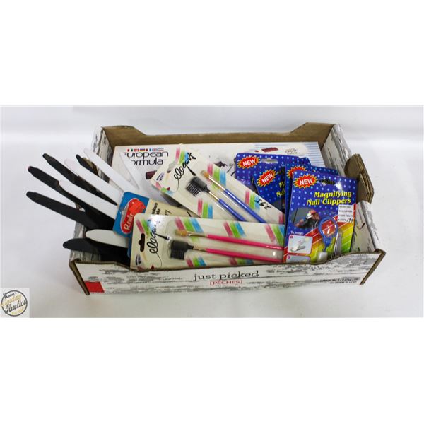 FLAT OF NEW OLD STOCK SELF CARE ITEMS ASSORTED