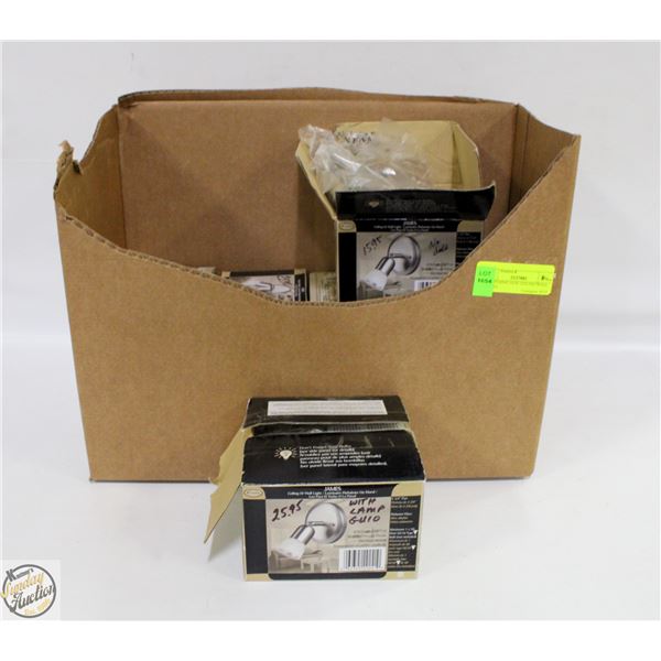 6 MATCHING NEW CEILING/WALL LIGHTS