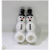 Image 1 : 2 SILICONE SNOWMAN PIPES GLASS BOWL