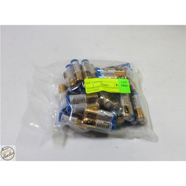 25X2PKS EQUALS 50 AA ALKALINE BATTERIES