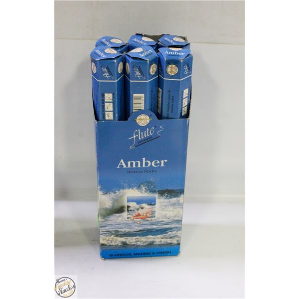 BOX WITH 6 PACKS AMBAR INCENSE