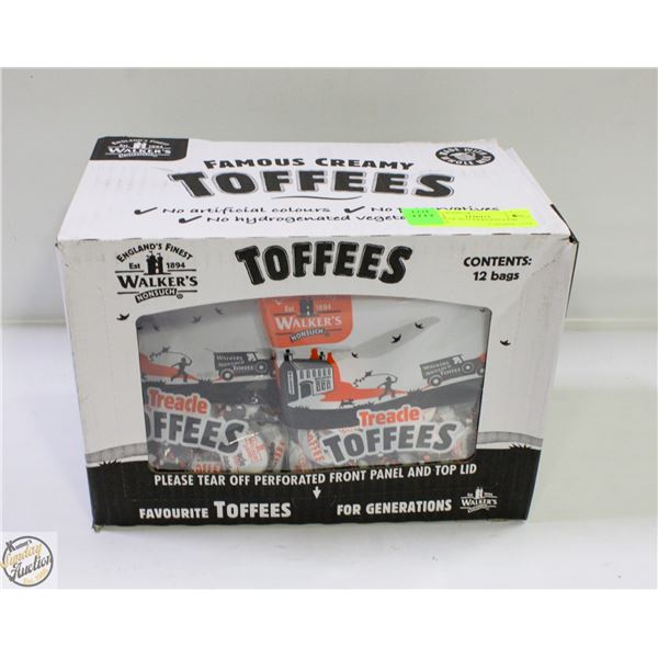 6 BAGS OF WALKERS ENGLISH TOFFEE
