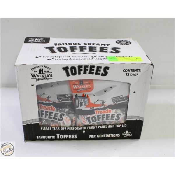 6 BAGS OF WALKERS ENGLISH TOFFEE