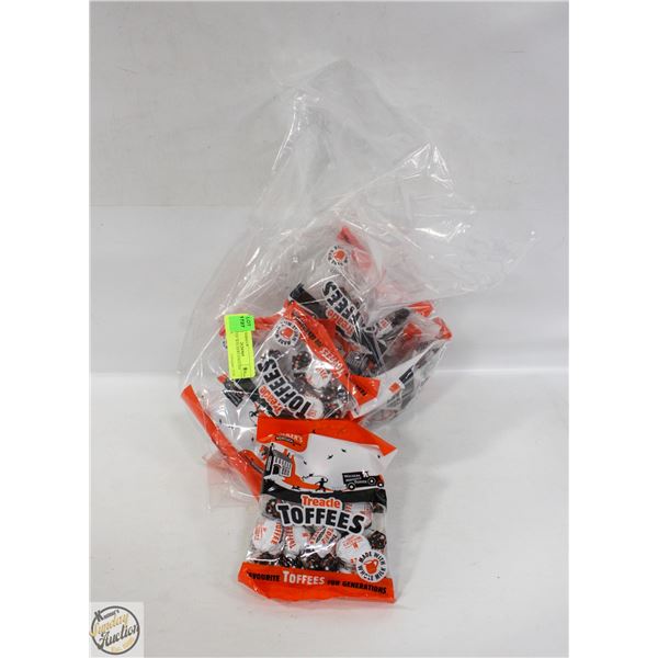 6 BAGS OF WALKERS ENGLISH TOFFEE