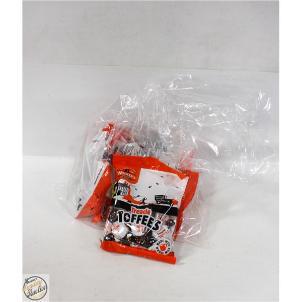 6 BAGS OF WALKERS ENGLISH TOFFEE
