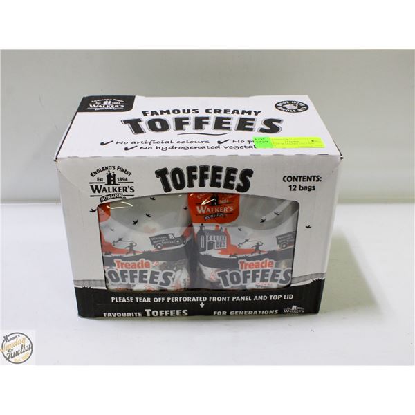 6 BAGS OF WALKERS ENGLISH TOFFEE