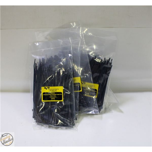 700 SELF LOCKING ZIP TIES 6 INCHES LONG