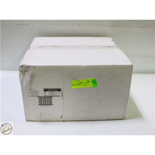 CASE OF 900 BRANDT PLUS MED SANITIZER WIPES