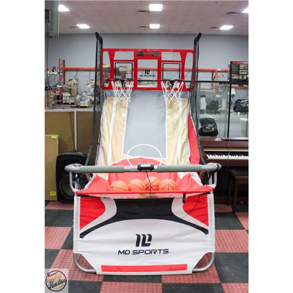 MD SPORTS DUAL BASKETBALL GAME WITH BALLS