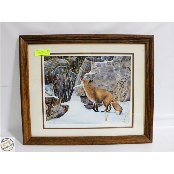 "OLD FOX" LT EDITION PRINT 9/3000 HERBERT PIKL 2