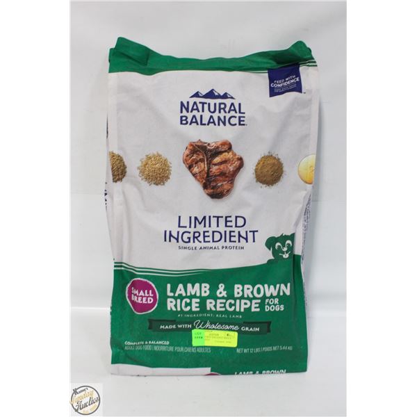 12 LB NATURAL BALANCE ADULT SMALL BREED