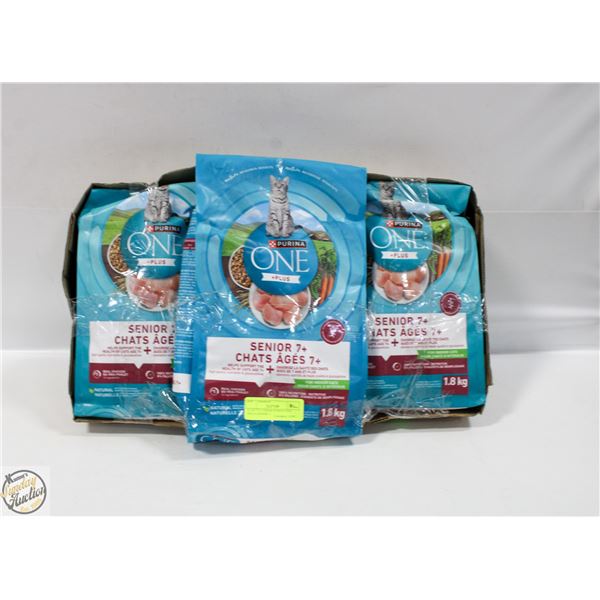 12 LB TTL (3X4LB) PURINA ONE +PLUS SENIOR 7+