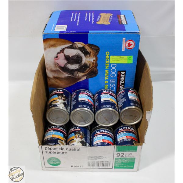 12 X368G AUTHORITY ADULT DOG FOOD CHICKEN