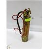 Image 1 : VINTAGE BRASS FIRE EXTINGUISHER (SMALL)