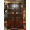Image 1 : MCM INSPIRED CHINA CABINET W/ GLASS SHELVING