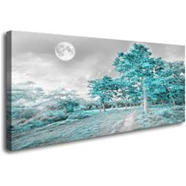 BRAND NEW SIMPLE LIFE GREEN MOON TREE LANDSCAPE