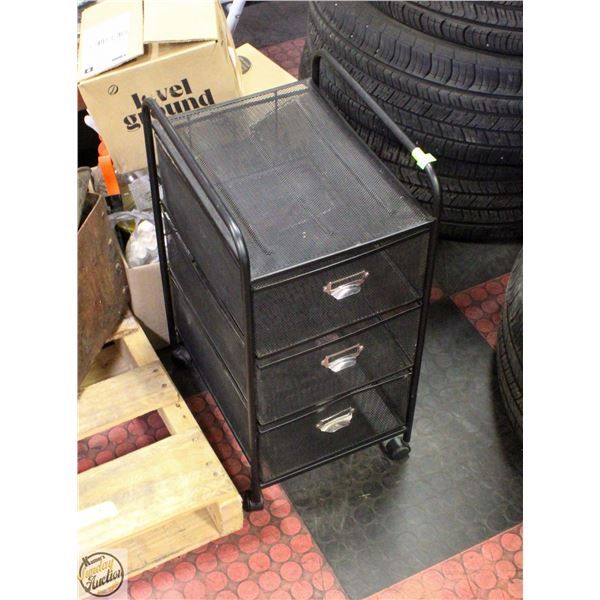 3 DRAWER ROLLING STORAGE