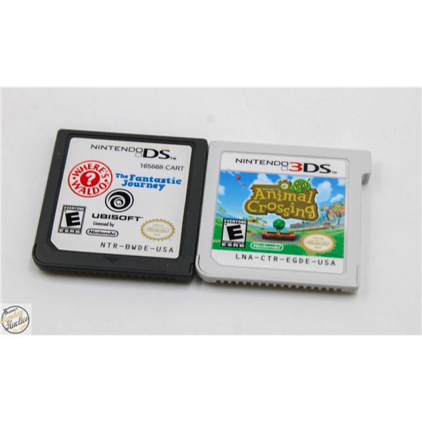 ANIMAL CROSSING NINTENDO 3DS GAME + DS GAME