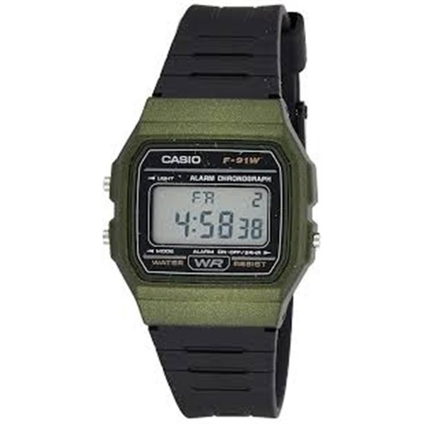 BRAND NEW CASIO MENS CLASSIC GREEN SILICONE WATCH