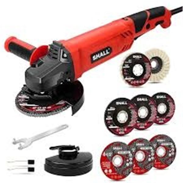 NEW W BOX SHALL ANGLE GRINDER TOOL 7.5AMP 4-1/2"