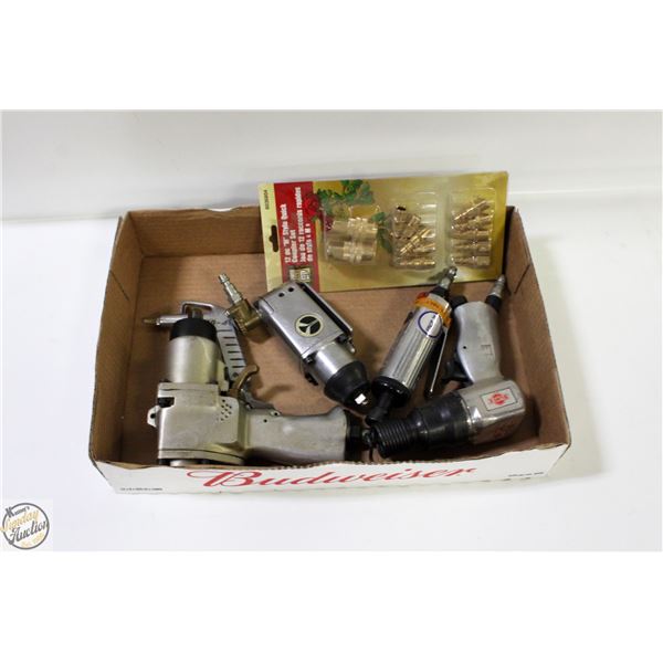 LOT OF PHNEAUMATIC TOOLS AND ACCESSORIES