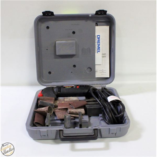 DREMEL CONTOUR SANDER WITH ACCESSORIES
