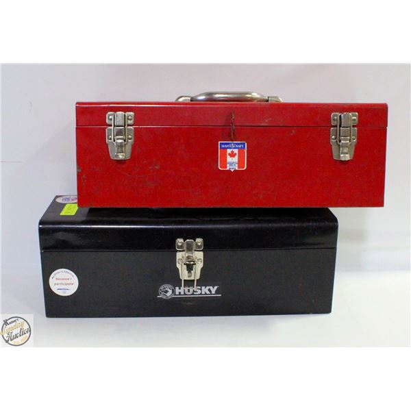2 TOOL BOXES EMPTY TOOL BOXES