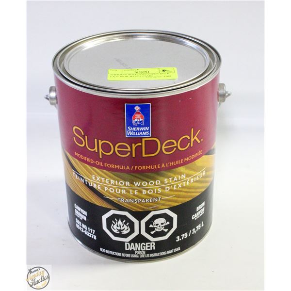 SHERWIN WILLIAMS SUPER DECK EXTERIOR WOOD STAIN