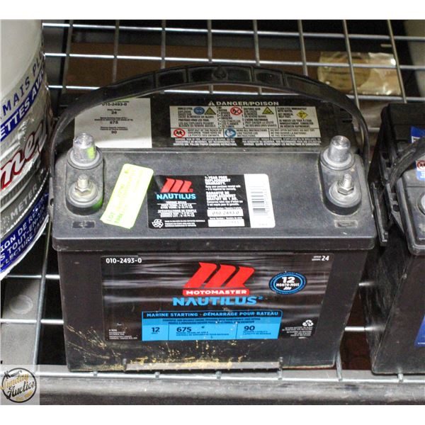 12V NAUTILUS BATTERY 675 CCA GROUP24