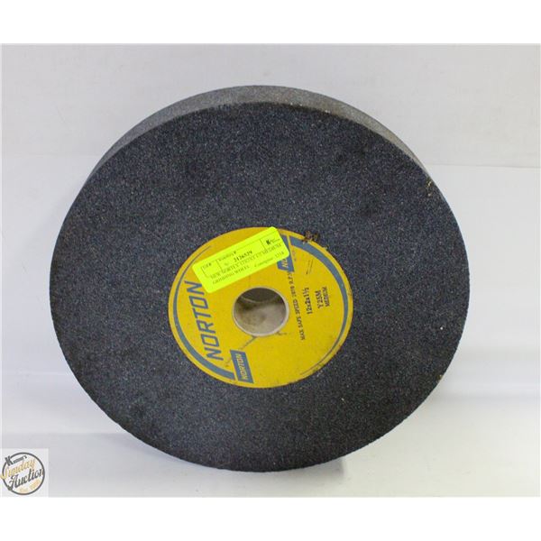 NEW NORTLY 12X2X1 1/2 MEDIUM GRINDING WHEEL