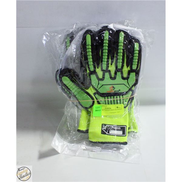 NEW IMPACT RESISTANCE GLOVES 2 SIZE 2XL