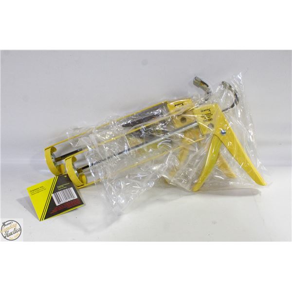 2 DRIPLESS SKELETON HEX HEAD CAULKING GUNS