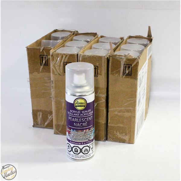 12 CANS ALEENES ACRYLIC SEALER