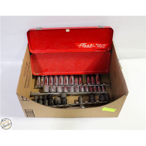 LOT OF HEAVY DUTY SOCKETS